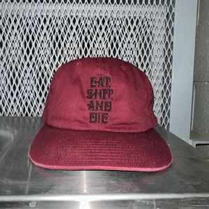 The Hundreds eat $h*t and die strapback hat